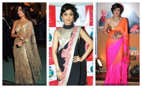 bollywood saree blouse designs