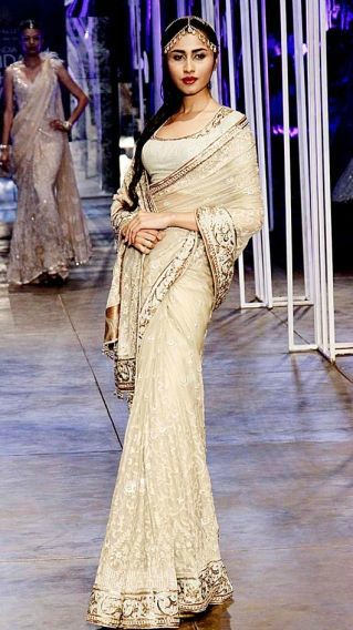 Tarun Tahiliani Lace saree