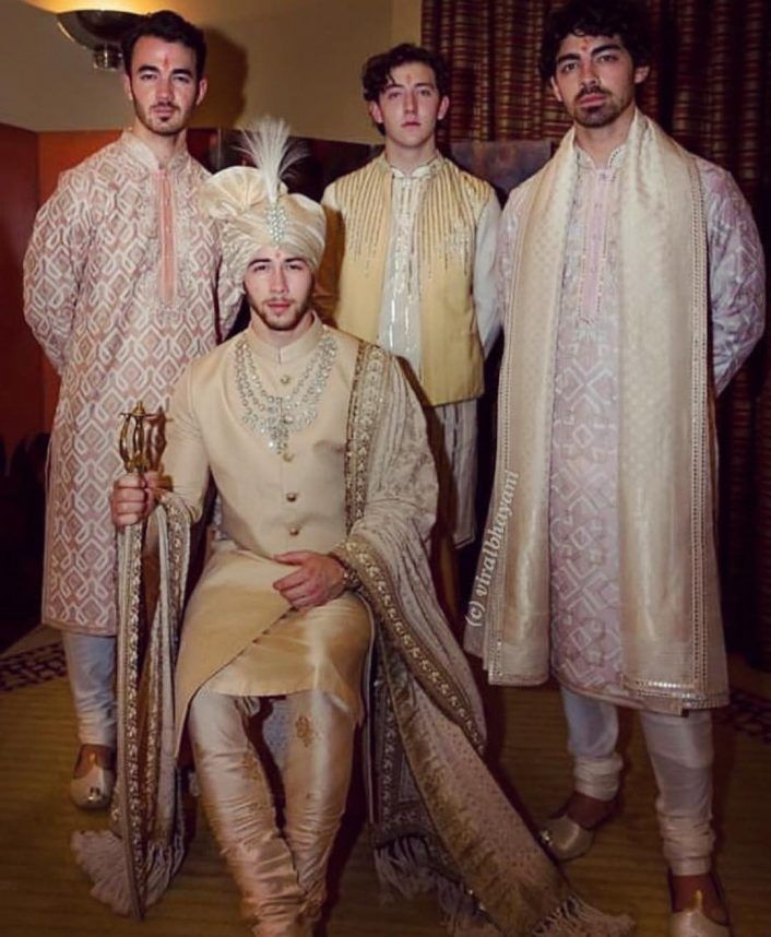 Nick Jonas & Brothers in Indian Wear