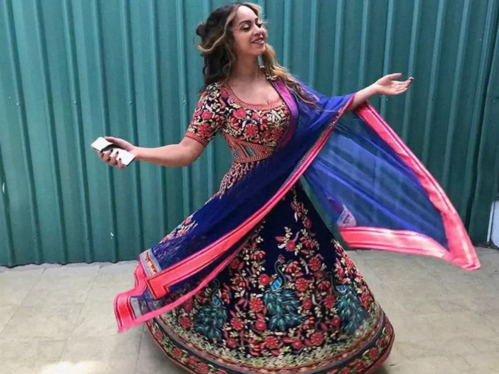 Beyonce in Indian Clothing