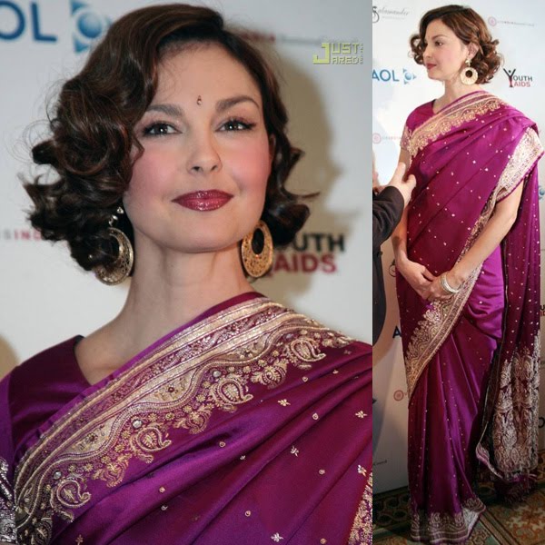Ashley Judd in Stunning Indian Sari