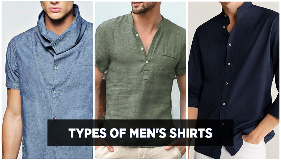 types of mens shirts