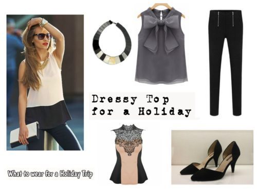 Dressy top for a holiday