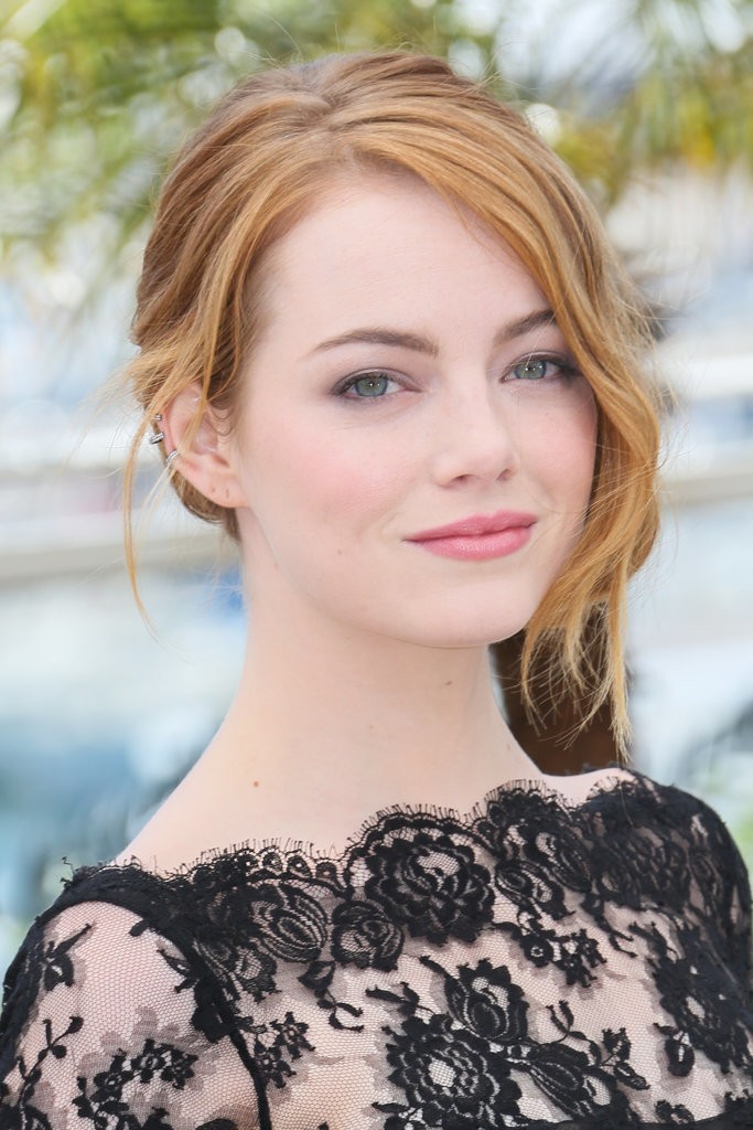 Emma-Stone at Cannes 2015, emma stone makeup at cannes, best makeup at cannes 2015