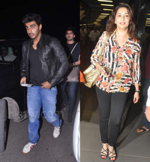 Arjun kapoor and Madhuri Dixit