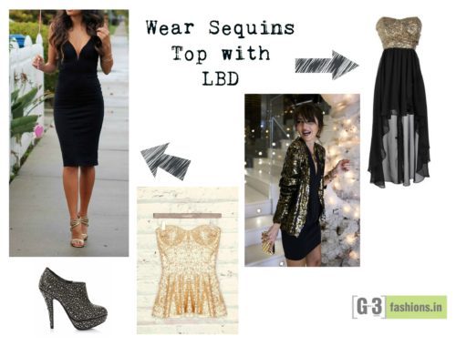 Sequins Top with LBD