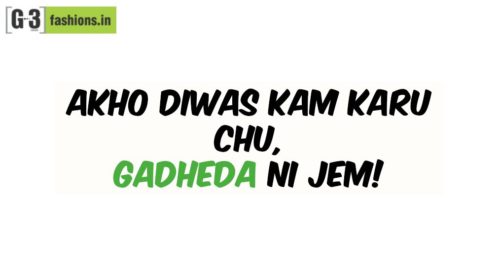 Gujarati word Gadheda