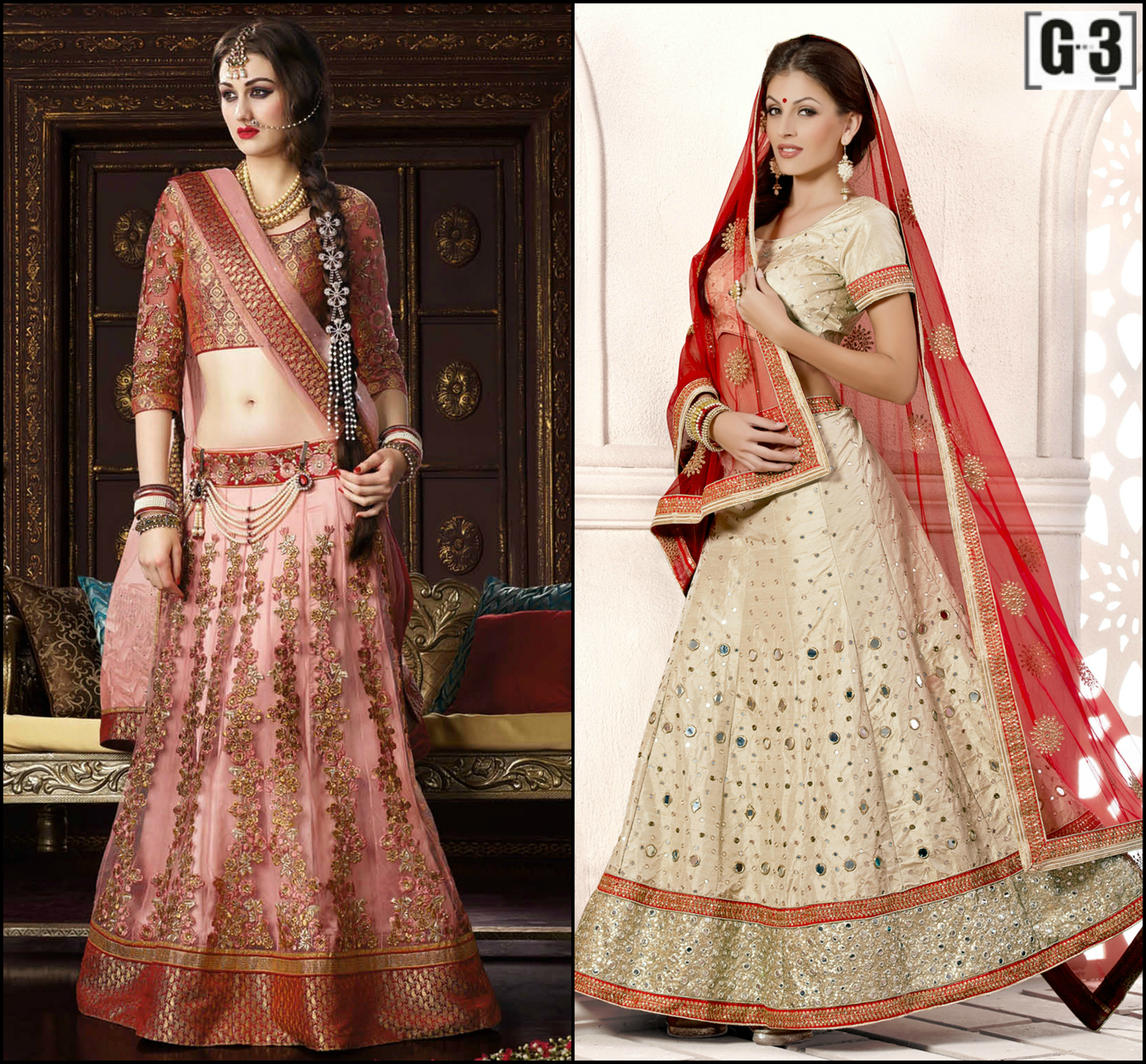 A-Line Lehenga Style