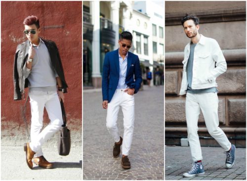 mens white jeans fashion outfits