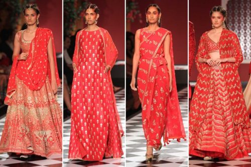 Anita Dongre collection on the ramp ICW 2016