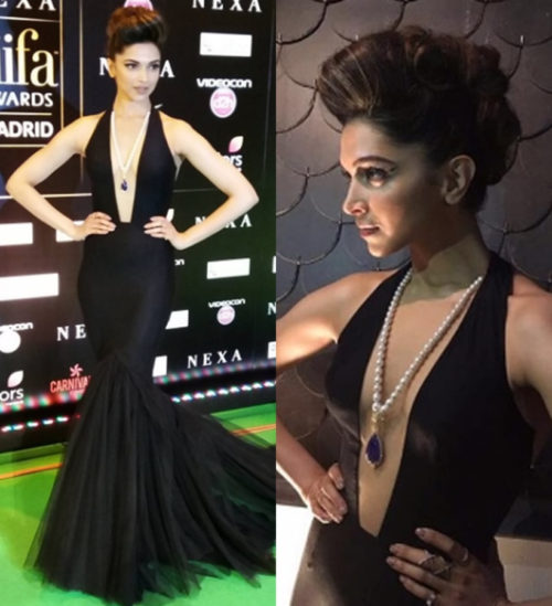 Deepika Padukone black gown