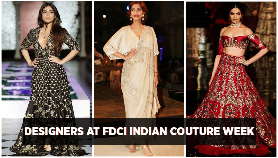 Designers at FDCI Indian Couture Week 2016