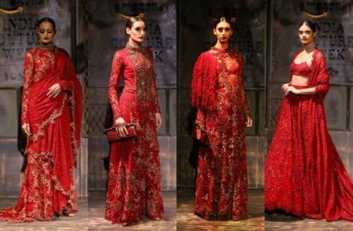 Red salwar kameez