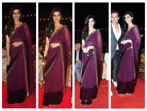 Purple Sarees For Wedding And Parties