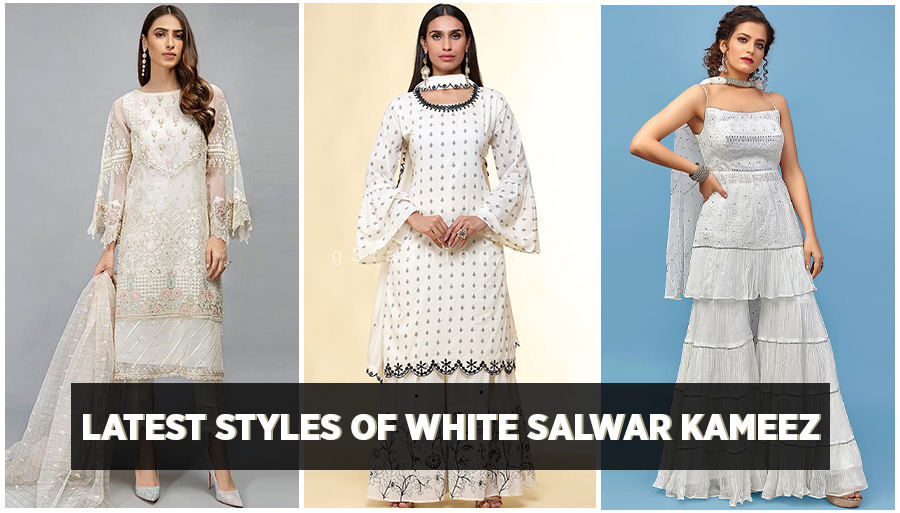 White Salwar Kameez