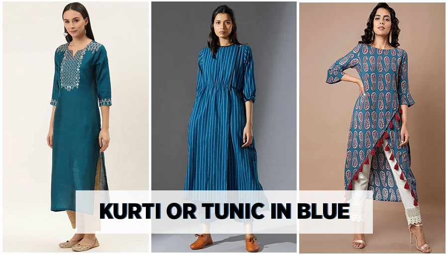Kurti or Tunic in Blue