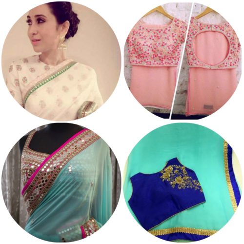 blouse designs to match georgette sarees