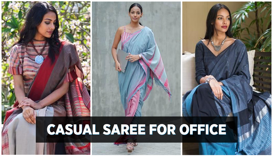 office wear saree