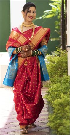 Maharashtrian Saree style