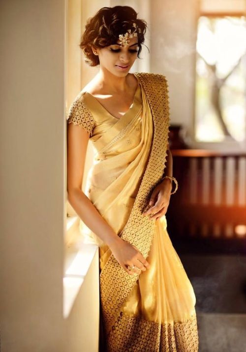 Traditional Nivi style Saree