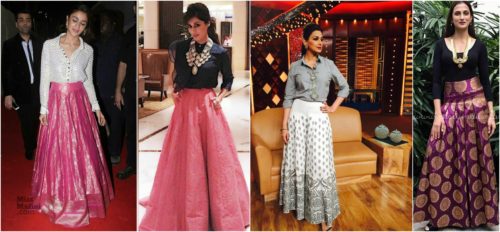 Shirt or crop top with your favorite lehenga