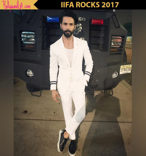 Shahid Kapoor at iifa rocks 2017