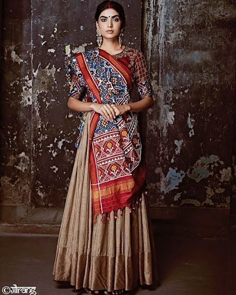 How to Style Silk Dupatta over Salwar Kameez