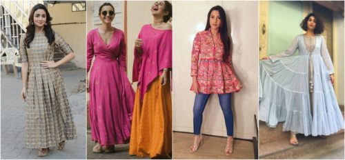 Indo Western Outfits with Kurtis