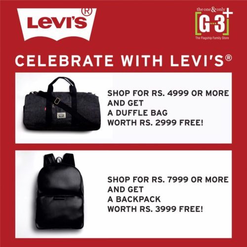 Levis offer at G3+