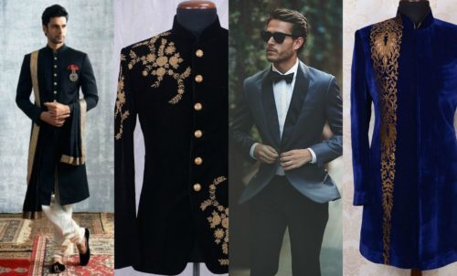 Grooms wedding reception outfit ideas
