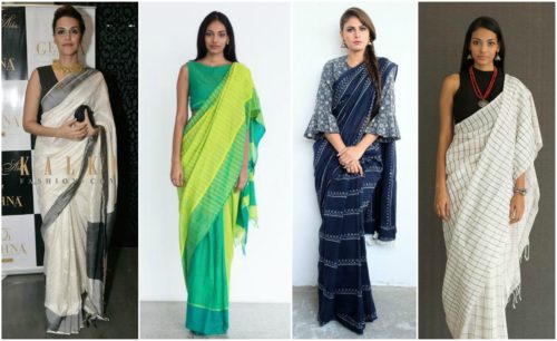 choose saree for party wear