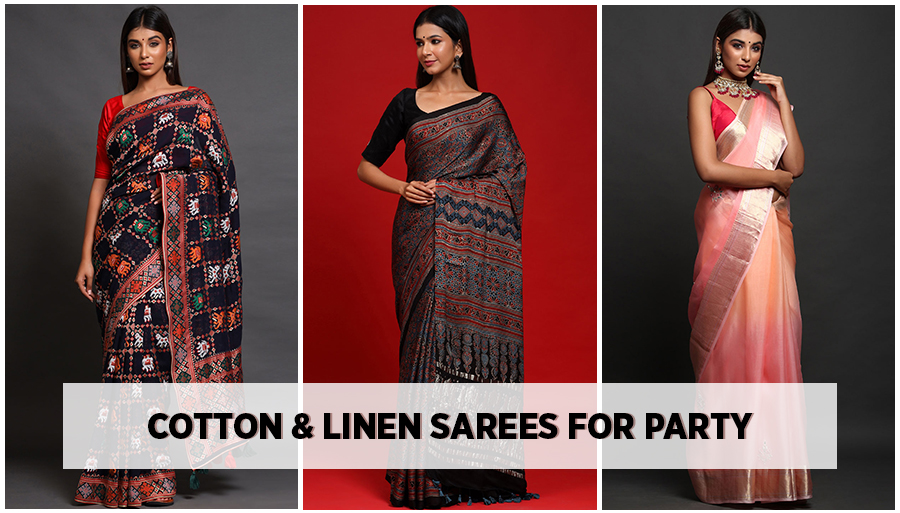 Cotton Saree & Linen Sarees