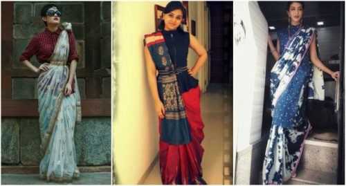 How to restyle a casual saree