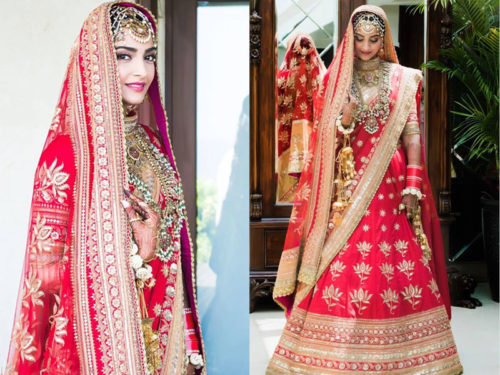 Sonam Kapoor's Wedding Lehenga Choli Outfit