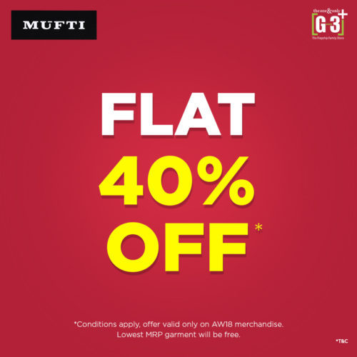 Flat 40% Off