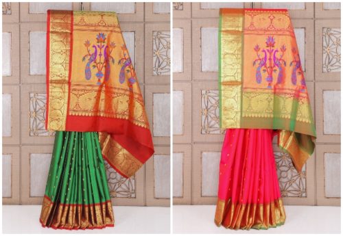 regular Paithani silk saree