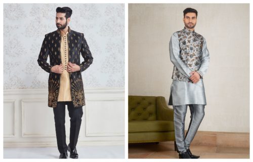 Waistcoat or Jacket style Indo - western for Men