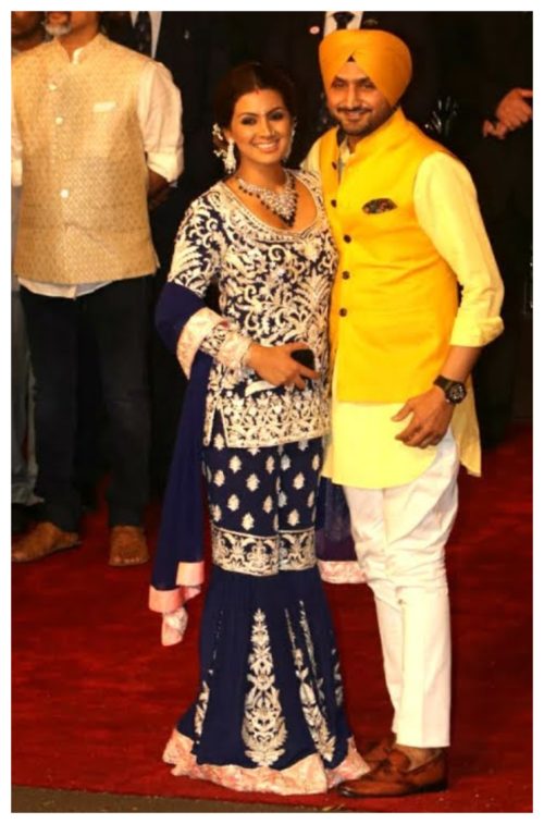Harbhajan Singh's wife Geeta Basra at Isha Ambani Wedding