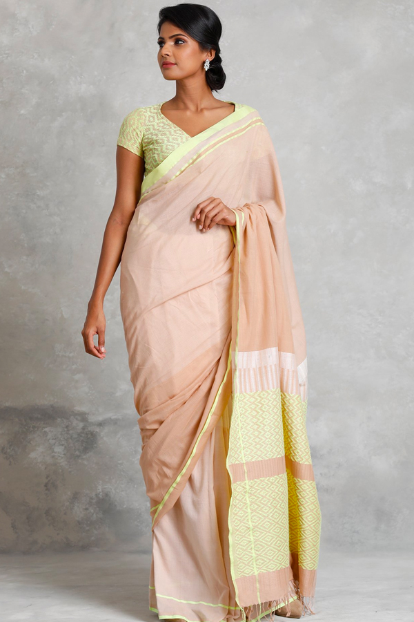 Beige Color Sarees