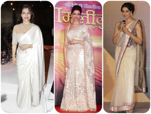 Magical White or Silver Sarees for Indian Women