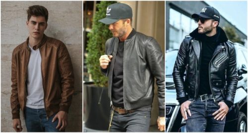 leather jacket for men