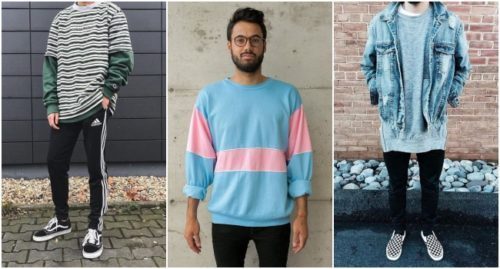 90s mens oversized trends