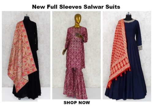 Full Sleeves Salwar Kameez Designs