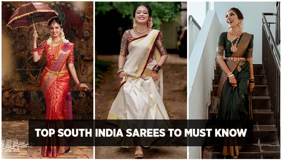 South India Saree, top south india sarees, sarees from south india, different types of south indian sarees