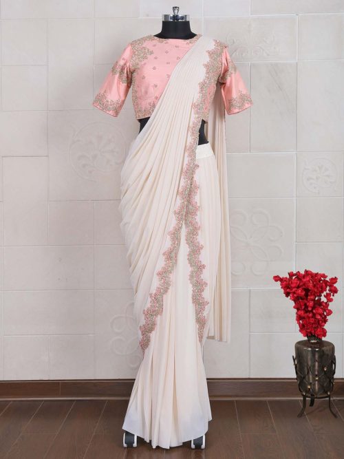 Latest ready to wear Party Wear Sarees Online