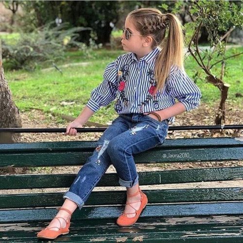 Shirts style for kids girls