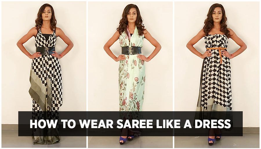 Techniques to Convert the Saree to Dress