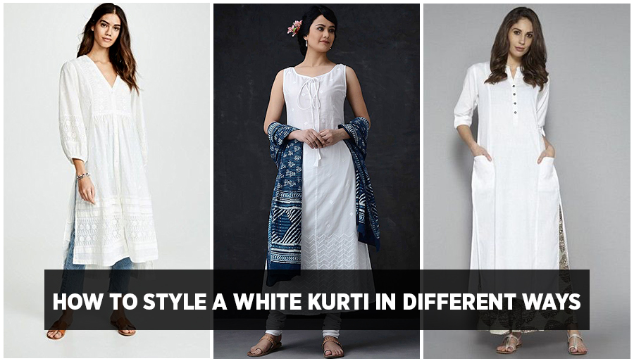 How to Style a White Kurti