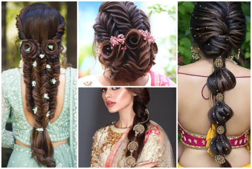 HAIRSTYLES FOR MEHNDI FUNCTION