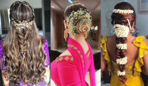 HAIRSTYLES FOR INDIAN SANGEET